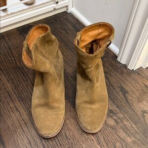 Isabel Marant Brown Suede Men's Boots